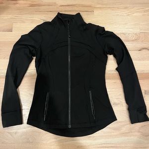 Lululemon define Jacket. Luon material. Size 10. Black